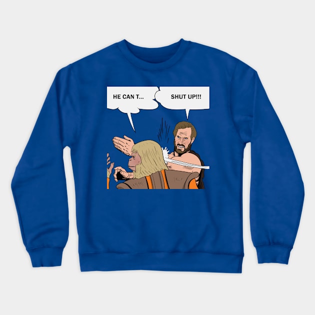 He Can talk Crewneck Sweatshirt by MarianoSan